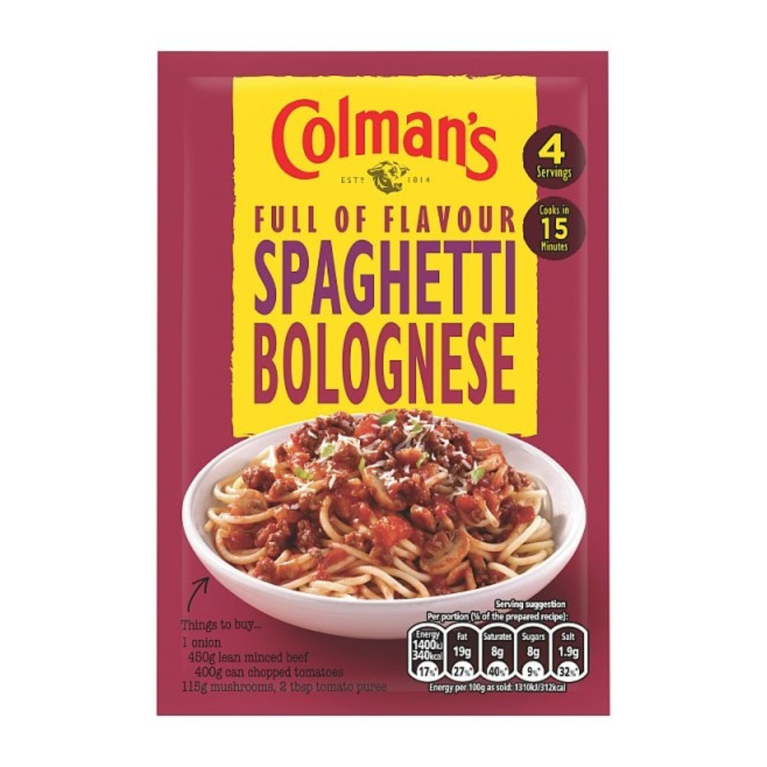 Colman's spaguetti boloñesa 